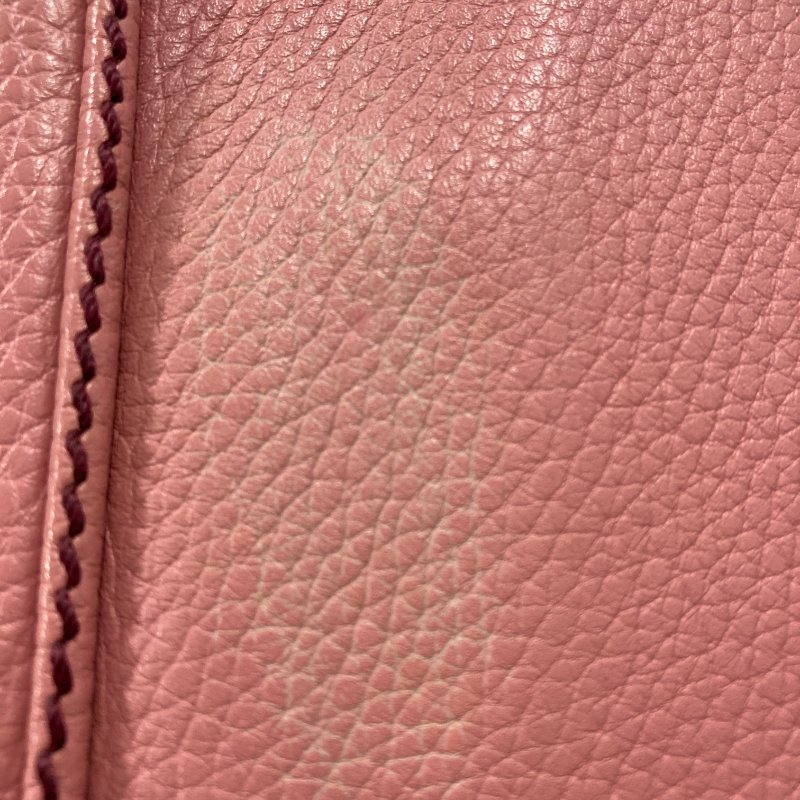 CHANEL 香奈兒 A23050 LAX Tassel bowler 牛皮 手提包 粉色 銀釦-20