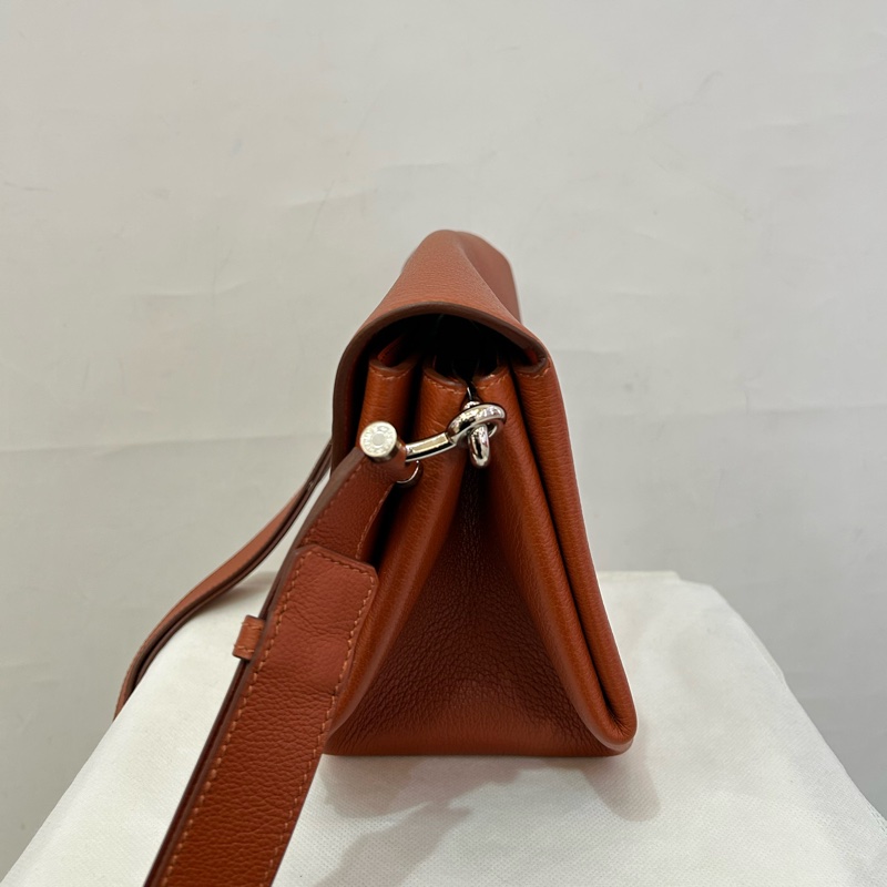 Hermes 磚橘OPLI 28折疊斜背包-2