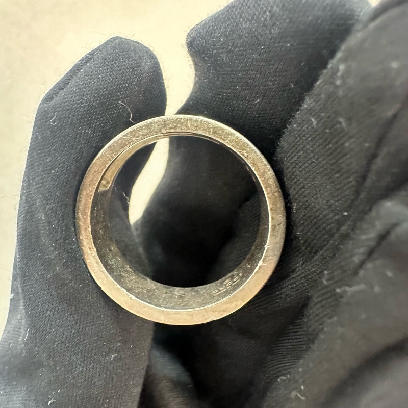 GUCCI 中古G 925銀飾戒指-3