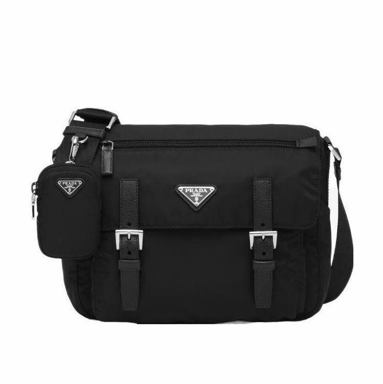 Prada 女士 Re-Nylon 再生尼龍單肩包均碼碼27cm*12cm*20.5cm-0