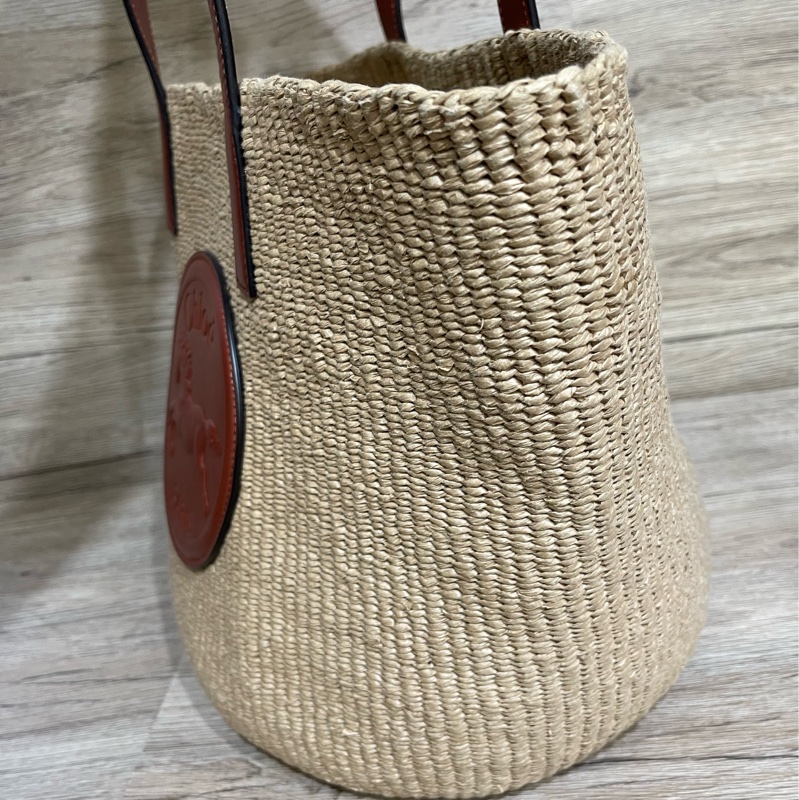 Chloe 編竹籃包Horse Medal-12