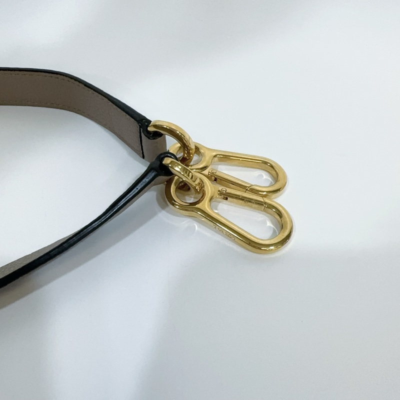 Loewe沙色金釦牛皮puzzle小號肩背包-20