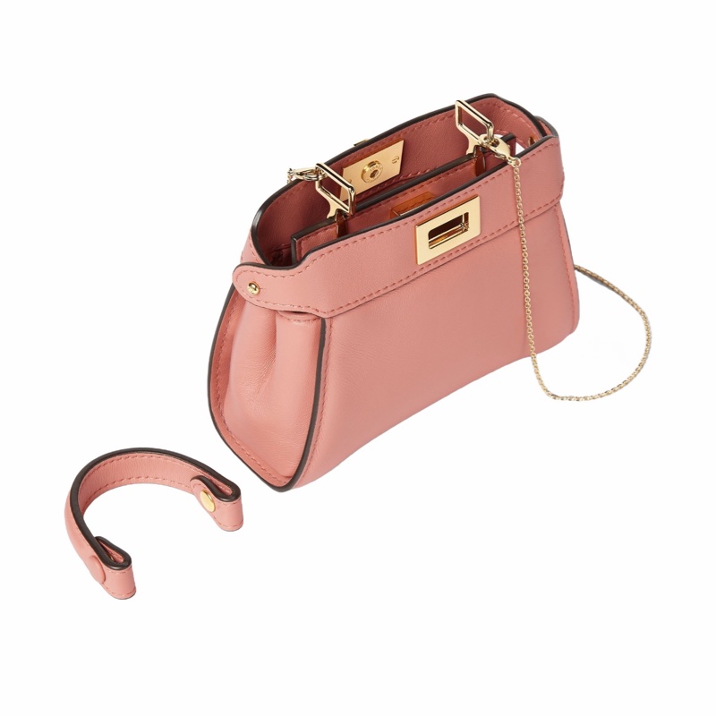 Fendi 女士 Nano Peekaboo 單肩包均碼碼NANO、16cm*6cm*19cm-2