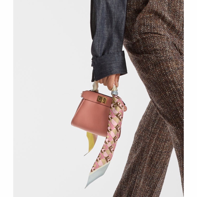 Fendi 女士 Nano Peekaboo 單肩包均碼碼NANO、16cm*6cm*19cm-3