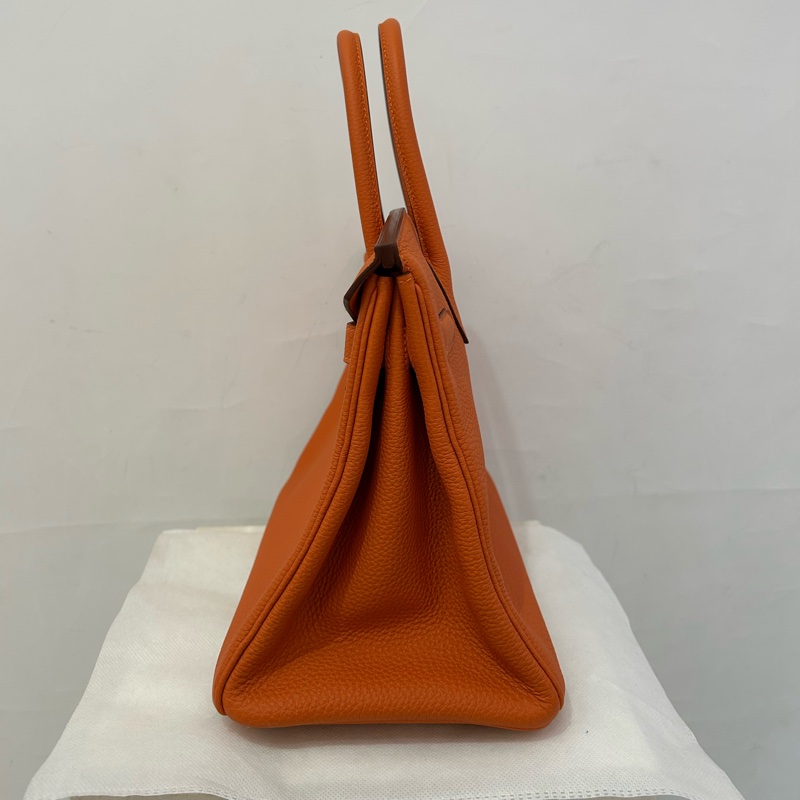 Hermes 愛馬仕橘 Birkin 30-1