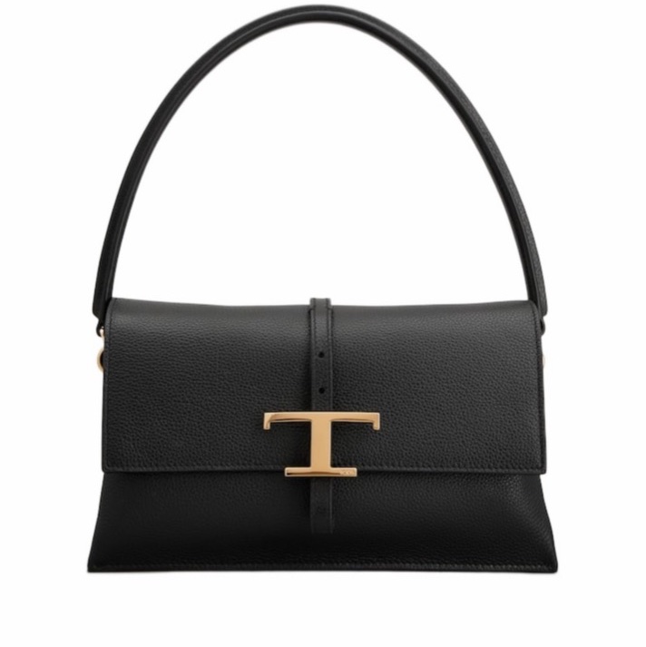 Tod’s 女士 T Timeless 皮革迷你翻蓋單肩包均碼碼26cm*6.1cm*16cm-0