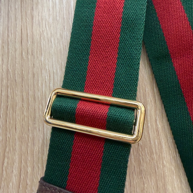 Gucci PVC咖牛皮Ophidia GG手提肩斜背包-14