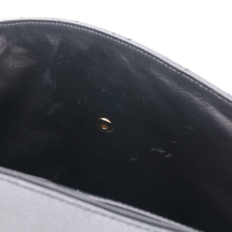 香奈兒 (CHANEL) Matelasse 手提包，粒面小牛皮，黑色，二手，女士，金色五金，CC Coco-5