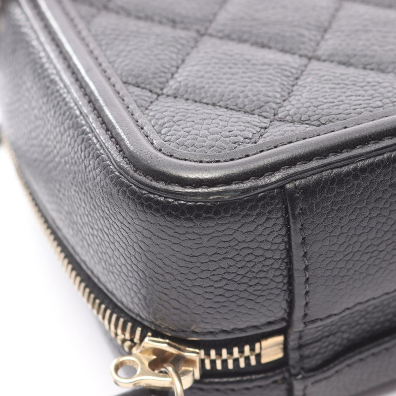 香奈兒 CC Figley 小號 Vanity 鏈條斜背包 A93342 皮革 GHW-6