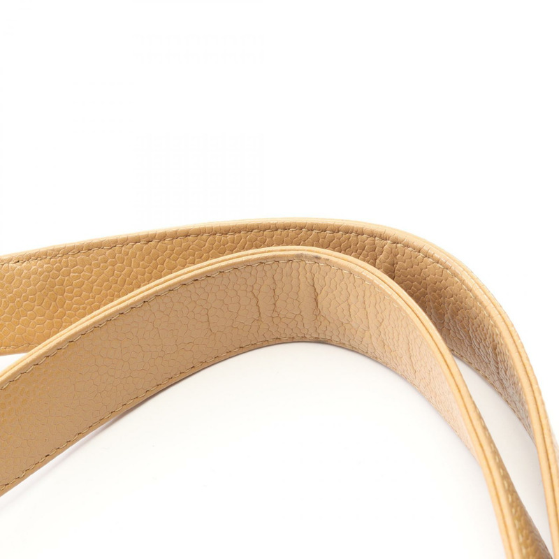 香奈兒 Matelasse PST 鏈條肩背手提包，粒面小牛皮，米色，金色五金，二手-6