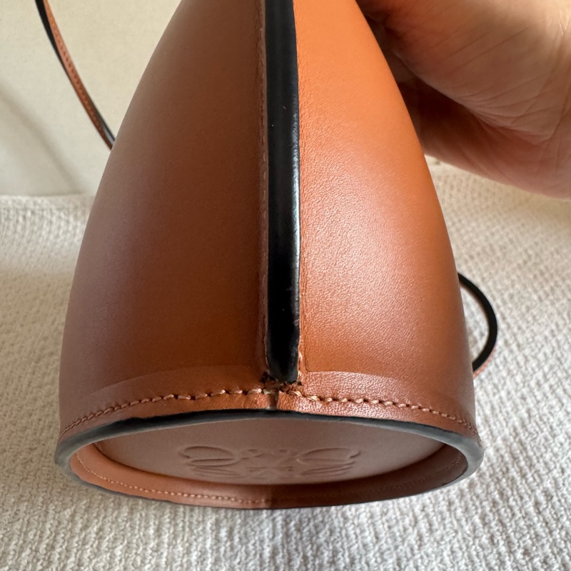 Loewe 羅意威molded bucket bag單肩包斜挎包復古博物館系列 可愛蛋殼包-7