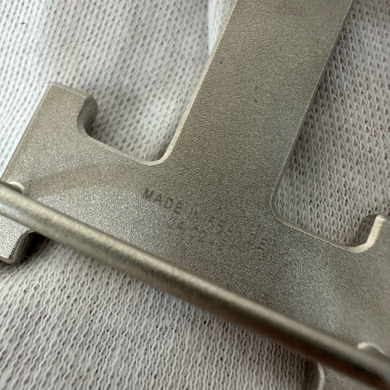 Hermes 黑籃銀質紋H釦皮帶 95cm/32mm-12