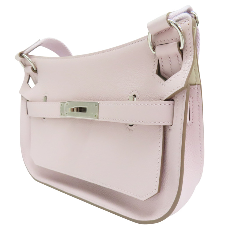 夢幻粉紫色 Evercolor牛皮 Mini Jypsiere 肩背包 B刻【HERMES 愛馬仕】 H084047CK-2