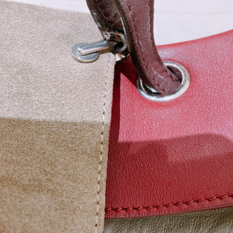 TK1942 Celine 思琳單肩包包All Soft Tote Bag Calfskin Wine Red-8