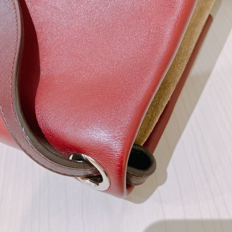 TK1942 Celine 思琳單肩包包All Soft Tote Bag Calfskin Wine Red-24