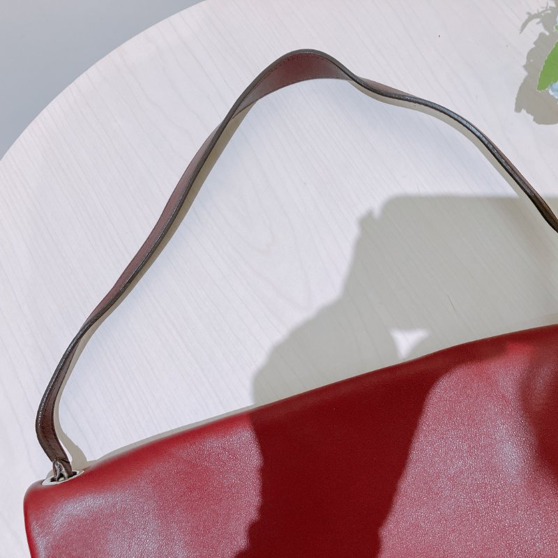 TK1942 Celine 思琳單肩包包All Soft Tote Bag Calfskin Wine Red-26