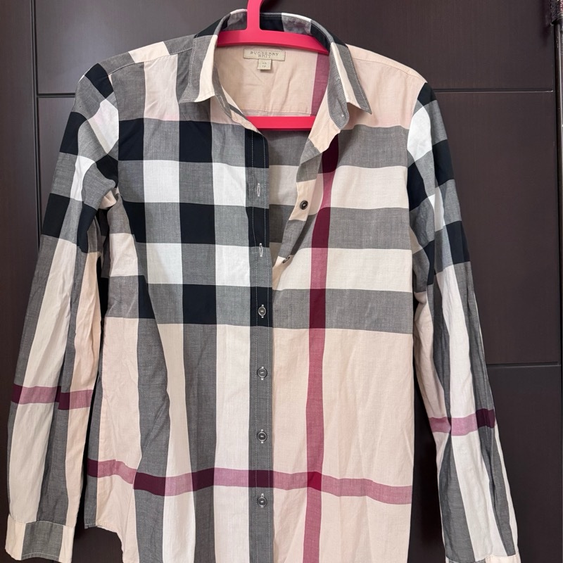 Burberry 合身格子襯衫-0