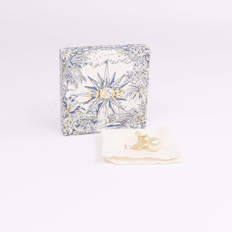 Dior PVC/金屬Tribales Single Earring耳環-9
