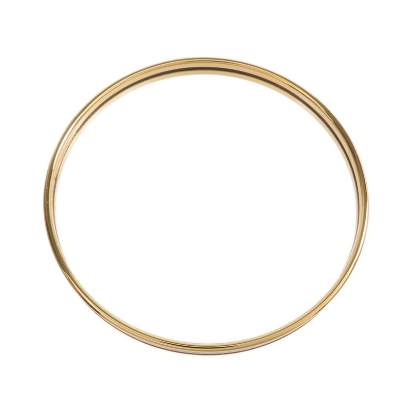 HERMES 金屬/琺瑯Uni Bangle手鐲-3