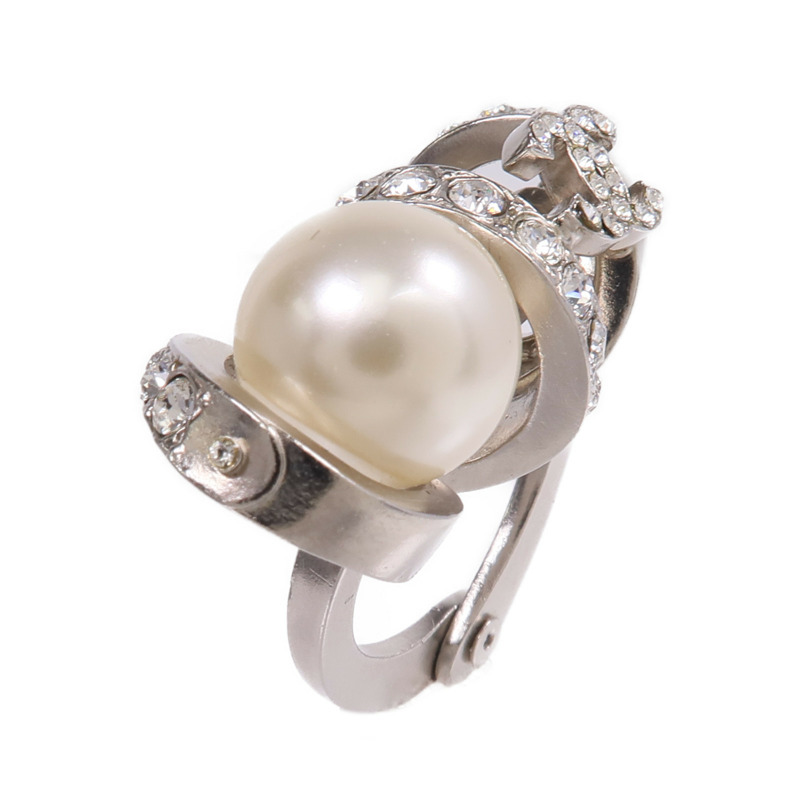 CHANEL PVC/金屬Ring戒指US#6-0
