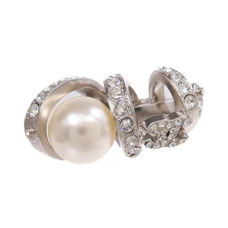 CHANEL PVC/金屬Ring戒指US#6-1