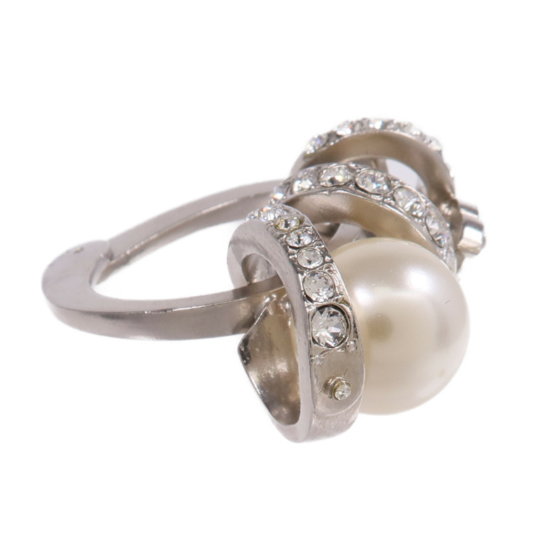CHANEL PVC/金屬Ring戒指US#6-3