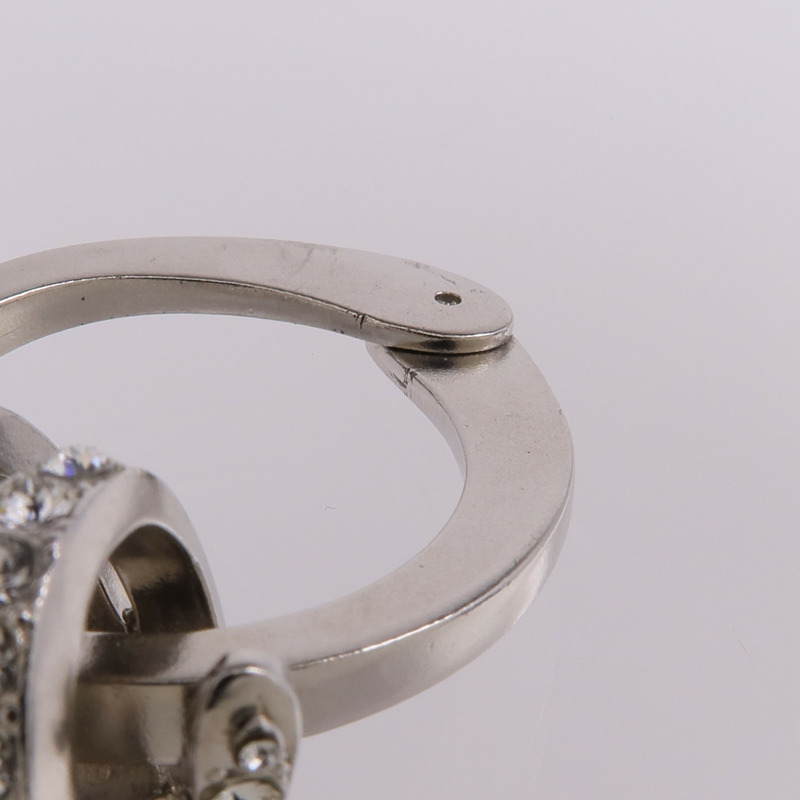 CHANEL PVC/金屬Ring戒指US#6-4