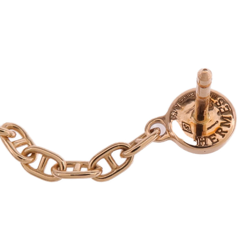 HERMES 18K玫瑰金New Farandole Drop Earrings鑽石耳環-4