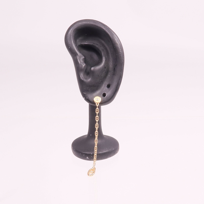 HERMES 18K玫瑰金New Farandole Drop Earrings鑽石耳環-7