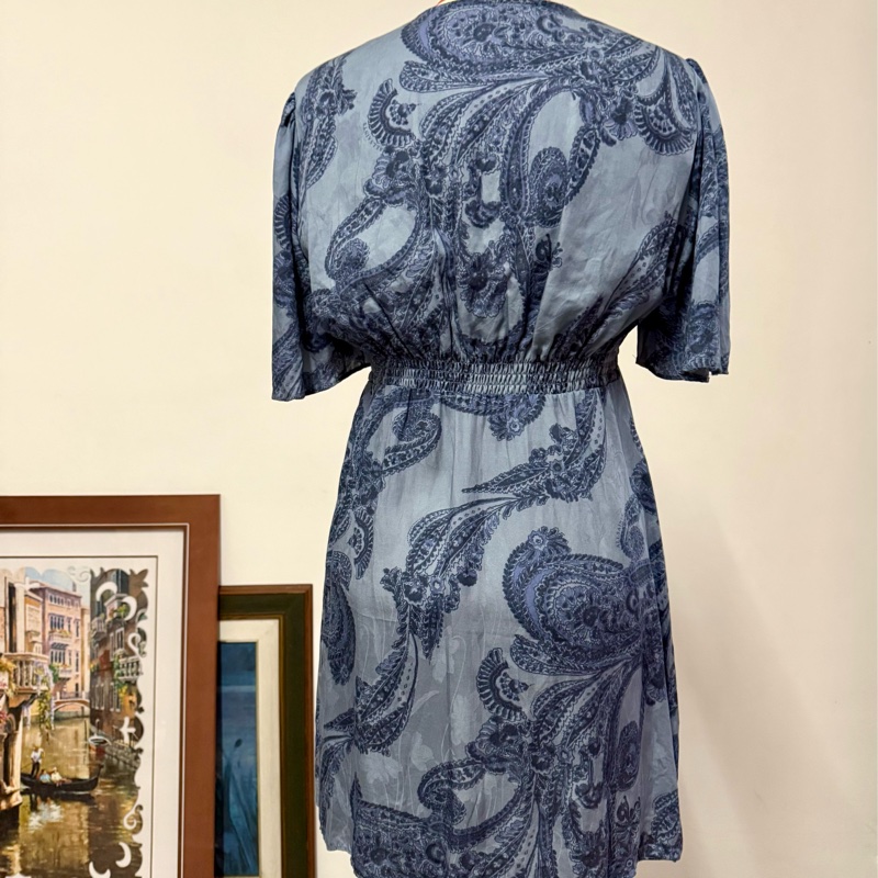 Allsaints 圖騰短洋裝 波希米亞風短洋裝-1