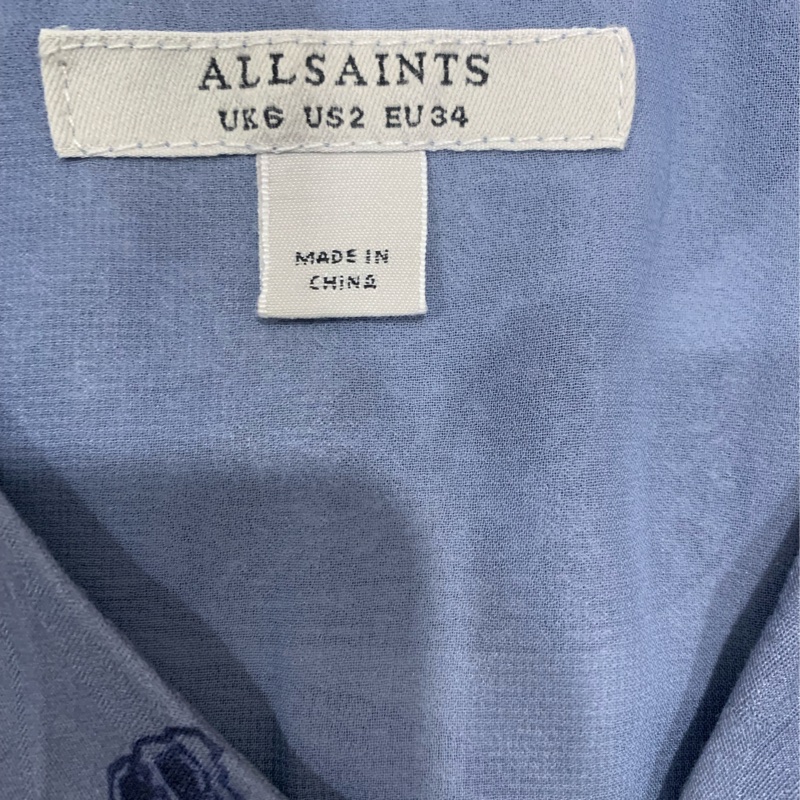 Allsaints 圖騰短洋裝 波希米亞風短洋裝-3