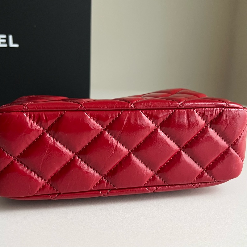 Chanel 小號天貓/鏈條包 （紅色）-15