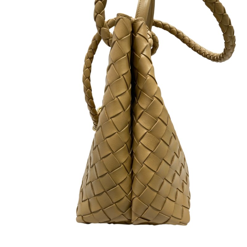 BOTTEGA VENETA 寶緹嘉 ANDIAMO 羊皮編織 手提/拖特兩用包 橡木色-2