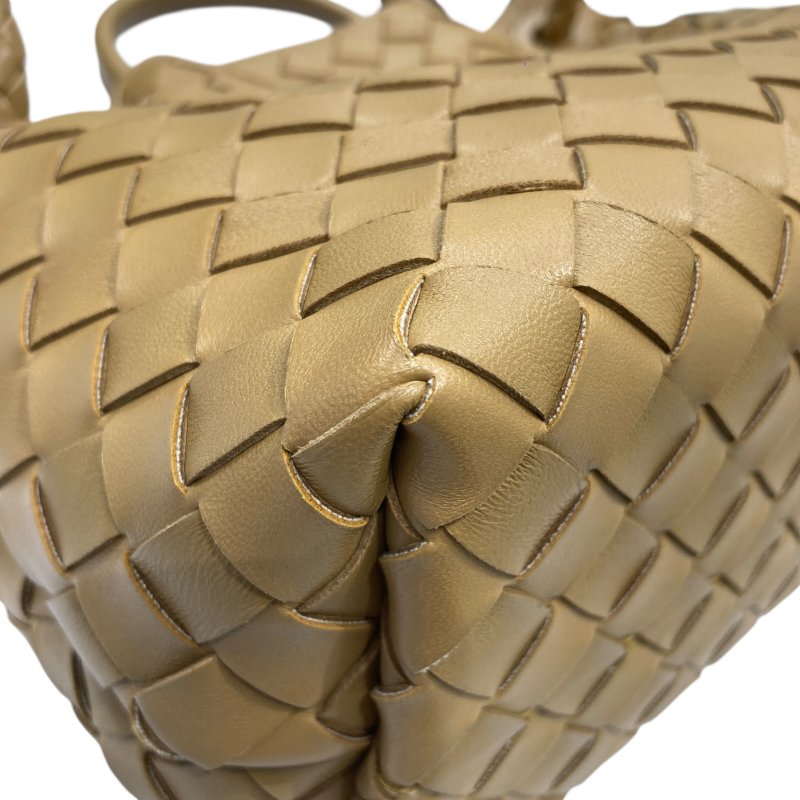 BOTTEGA VENETA 寶緹嘉 ANDIAMO 羊皮編織 手提/拖特兩用包 橡木色-8