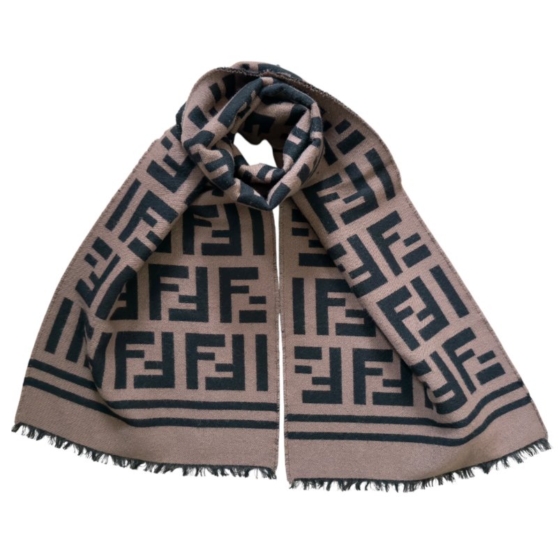 FENDI FF 雙面 頸巾-0