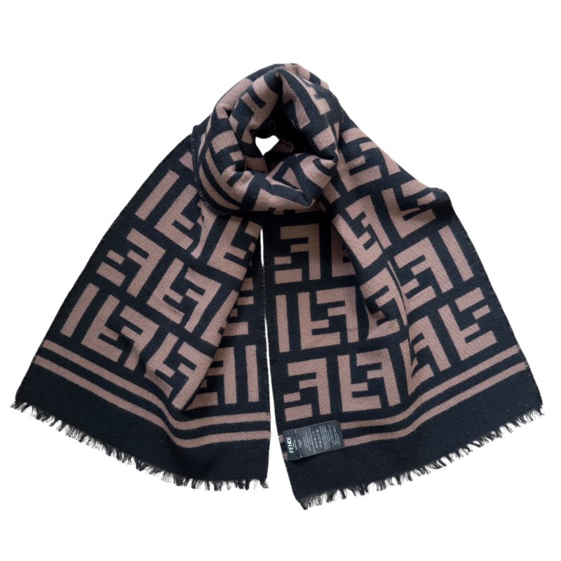 FENDI FF 雙面 頸巾-1