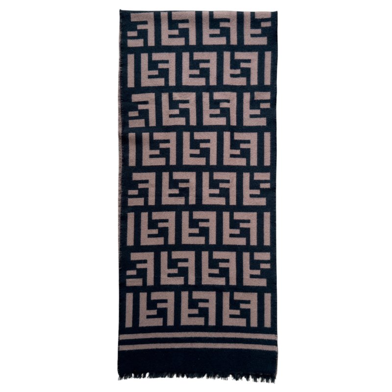 FENDI FF 雙面 頸巾-6