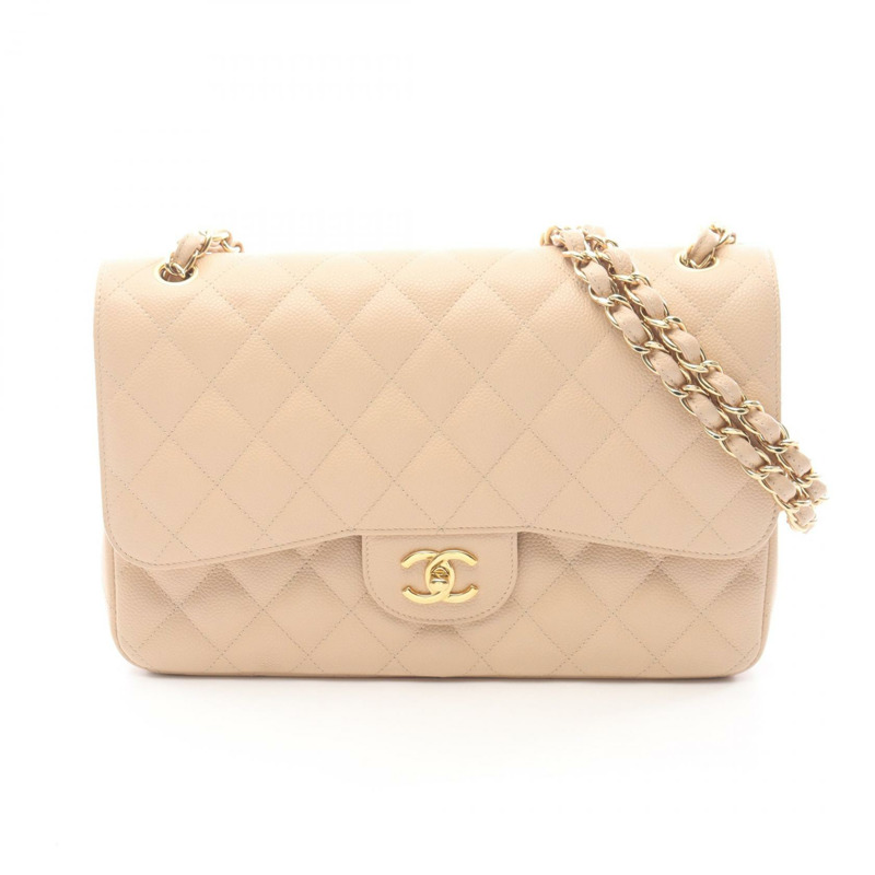 香奈兒 Deca Matelasse 30 經典大號 W 翻蓋鏈條肩背包 A58600 二手-0