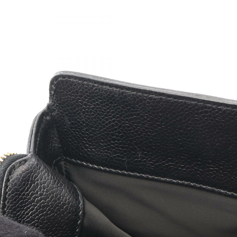 香奈兒 (CHANEL) 鏈條手提包 A08913 黑色小牛皮二手女士金色五金 Coco CC-5