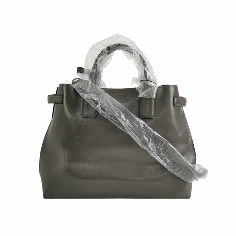 Burberry The Banner班納中號牛皮純色字母Logo雙搭扣斜挎包單肩包