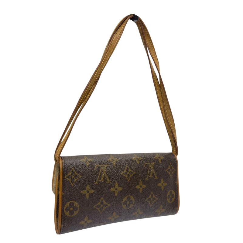 LOUIS VUITTON Twin 老花 斜揹袋-6