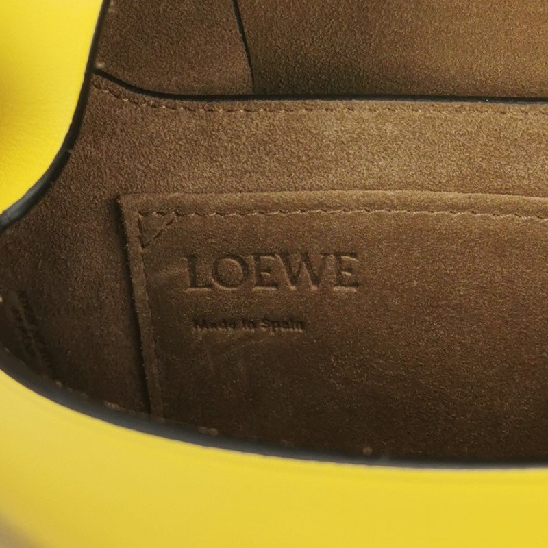 Loewe Gate小號牛皮拼色蝴蝶結束帶斜挎包單肩包-7