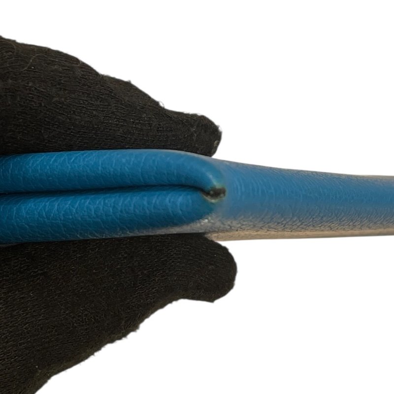 HERMES 愛馬仕 CALVI 卡夾 山羊皮 寶藍色 銀釦-7