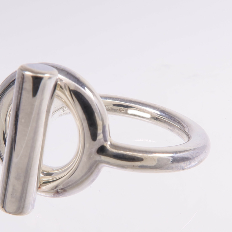 HERMES 925純銀Echappee Ring戒指Hermes#51/US#5.25-5
