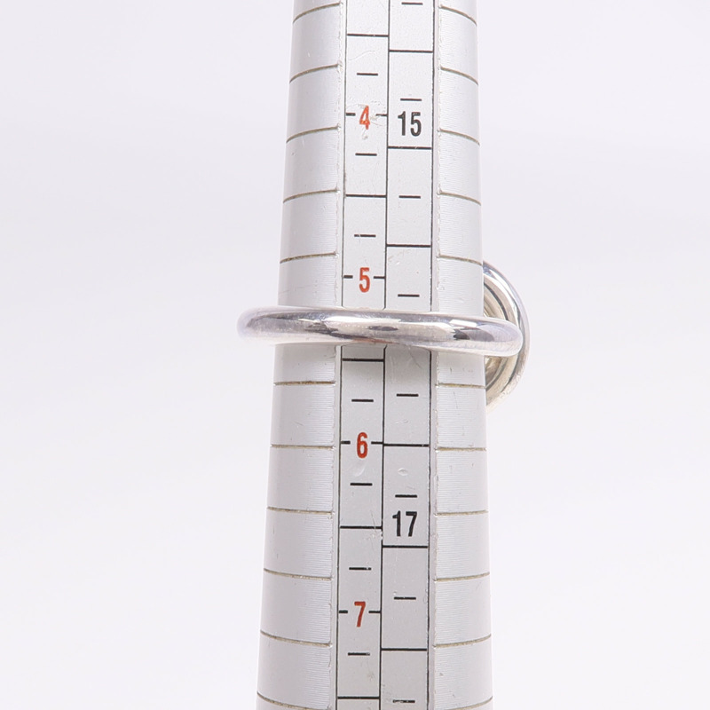 HERMES 925純銀Echappee Ring戒指Hermes#51/US#5.25-6