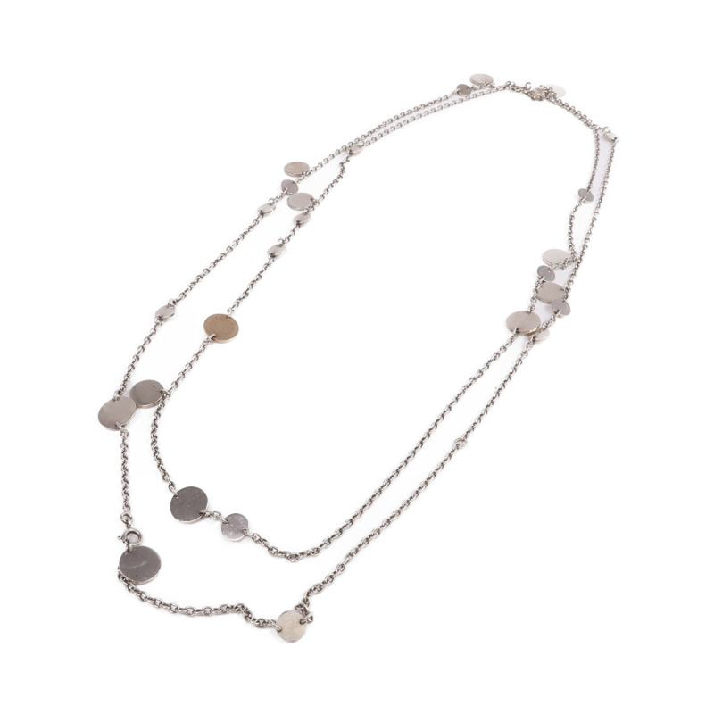 HERMES 18K玫瑰金/925純銀Necklace項鍊-3