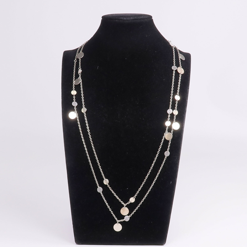 HERMES 18K玫瑰金/925純銀Necklace項鍊-6