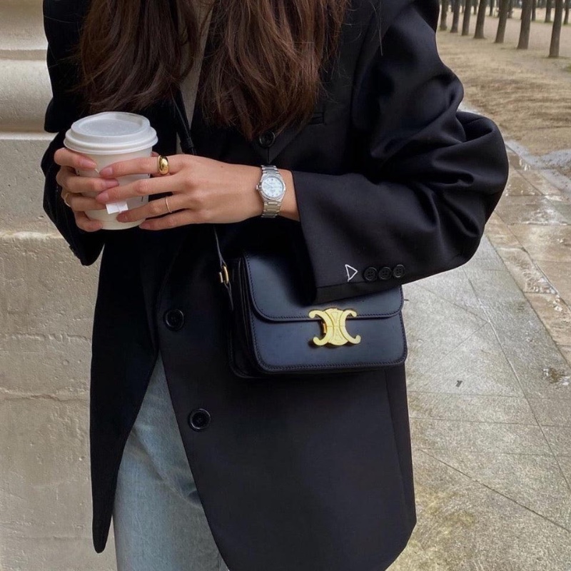 Celine Triomphe ( Black )-4