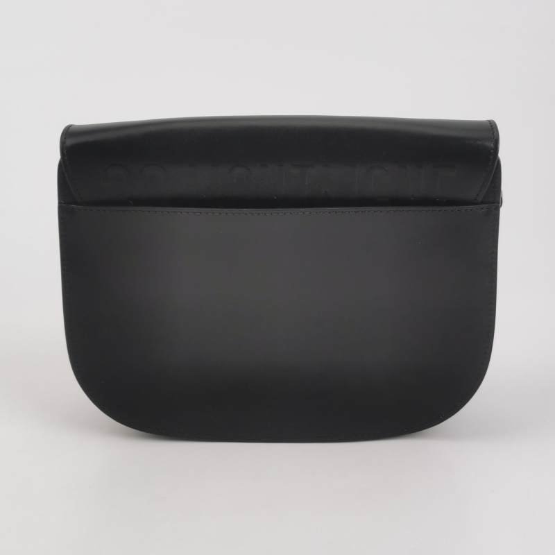 Dior Bobby中號牛皮純色CD標誌磁扣斜挎包單肩包-4