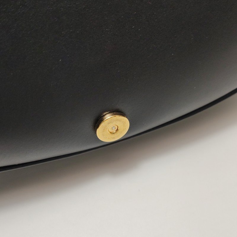 Dior Bobby中號牛皮純色CD標誌磁扣斜挎包單肩包-9